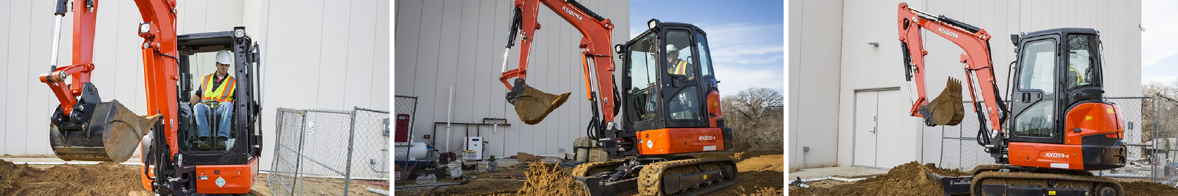 Kubota KX033-4 Angle Blade Compact Excavator For Sale Near Springdale, AR