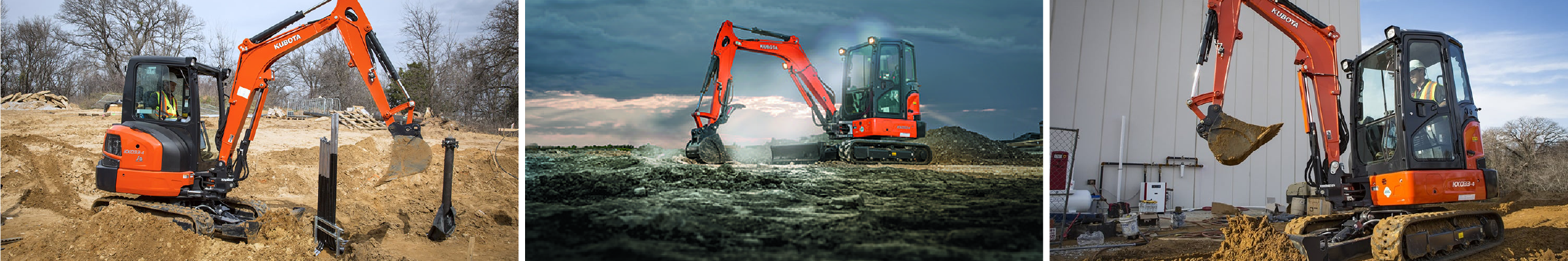 Kubota KX033-4 Angle Blade Compact Excavator For Sale Near Harrison, AR